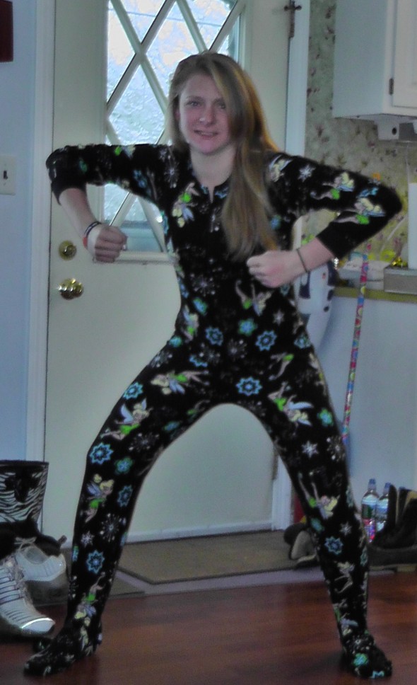Tough in my "Onesie"